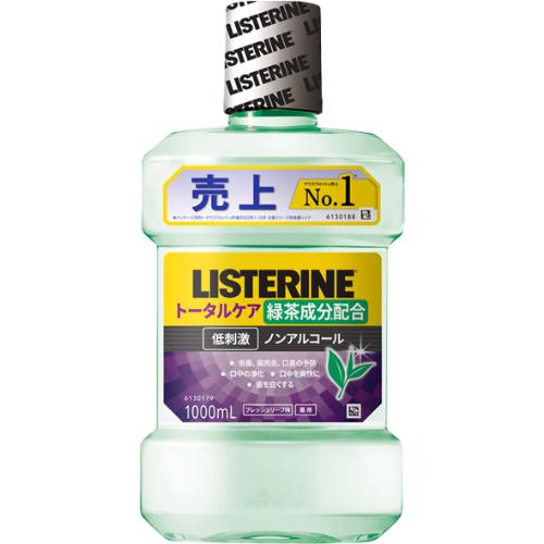 リステリン トータルケア 緑茶 フレッシュリーフ味 【1000ml】(JNTL)