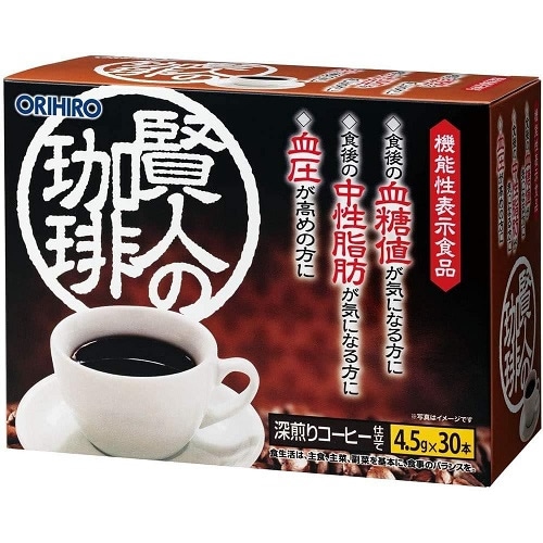 賢人の珈琲　【4.5g×30本】(オリヒロ)　「(○)店舗取置可」