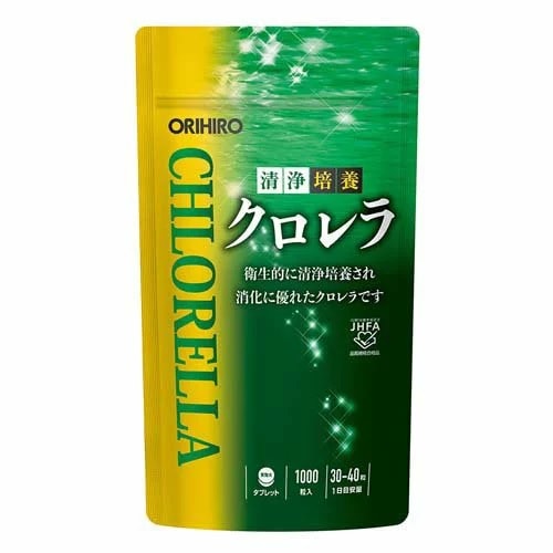 清浄培養クロレラ　【1000粒】(オリヒロ)　「(○)店舗取置可」