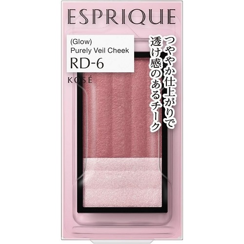 エスプリーク　ピュアリーベールチーク RD-6　【3.3g】(コーセー)　「(×)店舗取置不可」