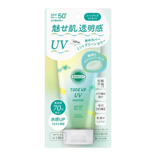 【得ダ値ＧＯＧＯ】サンカット　トーンアップＵＶ　エッセンス　ミントグリーン　【80g】(コーセーコスメポート)　「(○)店舗取置可」