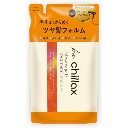 be chillax(ビーチラックス)　ブローリペア トリートメント　つめかえ用　【380g】(LAUGHBASE)　「(×)店舗取置不可」