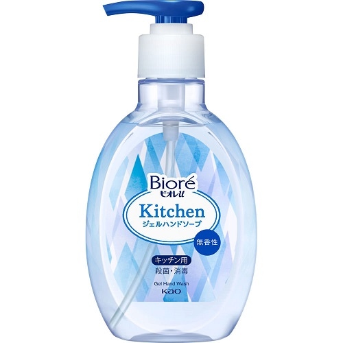 ビオレｕ　キッチンジェルハンドソープ　無香性　ポンプ　【250ml】(花王)　「(○)店舗取置可」
