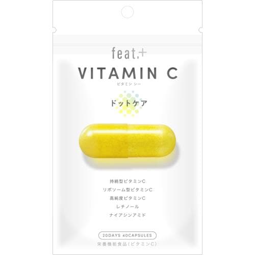feat（フィート）+ VITAMIN Cドットケア【40粒】(QOL)