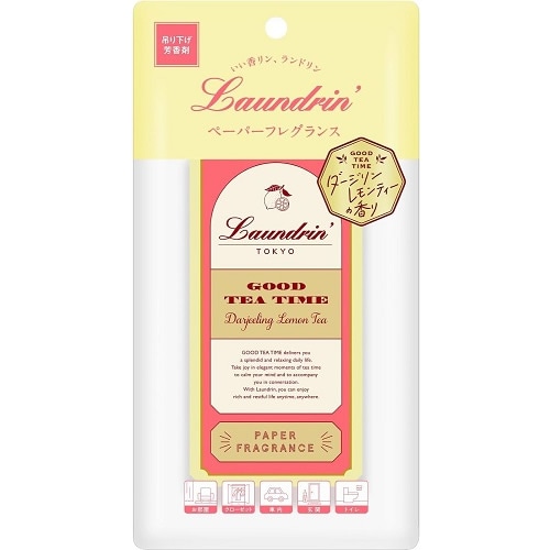 ランドリン　ペーパーフレグランス　ダージリンレモンティーの香り　【1枚】(ネイチャーラボ)　「(○)店舗取置可」