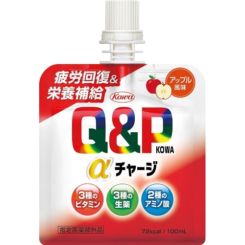 キューピーコーワαチャージ　アップル風味　【100ml×6個】(興和)　
