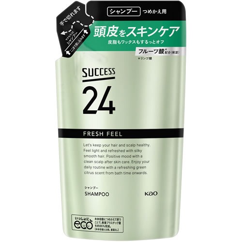 サクセス24　フレッシュフィールシャンプー　つめかえ用　【320ml】(花王)　