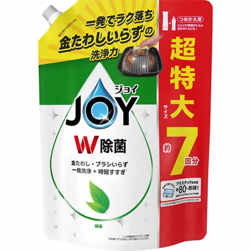 除菌ジョイコンパクト　緑茶　つめかえ用　超特大　【910ml】(P&G)　「(○)店舗取置可」