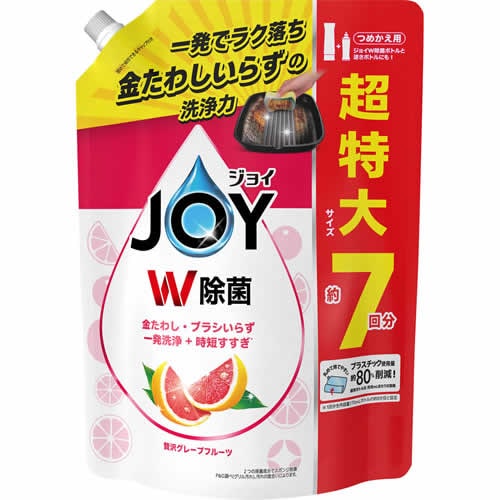 除菌ジョイコンパクト 贅沢グレープフルーツ つめかえ用 超特大 【910ml】(P&G)