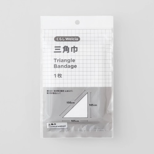 くらしWelcia　三角巾　【1枚】(ウエルシア)　
