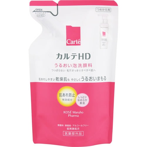 カルテHD　モイスチュア ウォッシングフォーム　つめかえ用　【130mL】(コーセー)　「(×)店舗取置不可」