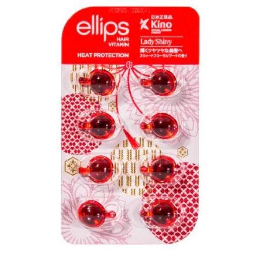 ellips(日本限定エリップス)　ヘアビタミン　レディシャイニー　スウィートフローラルブーケの香り　シートタイプ　ツバキオイル　【８粒】(アイエスリンク)　