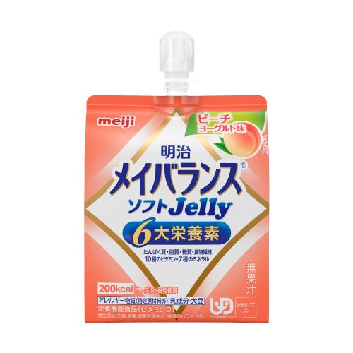 メイバランス　ソフトJellyピーチヨーグルト味【125ｍｌ】(明治)「(×)店舗取置不可」