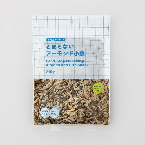 からだWelcia　とまらないアーモンド小魚　【210g×12個】(ウエルシア)　「(×)店舗取置不可」