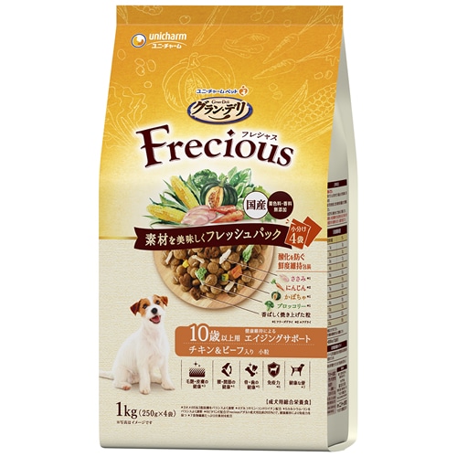 グラン・デリ　Frecious　10歳以上用　チキン&ビーフ入り　【1kg】(ユニ・チャーム)　「(×)店舗取置不可」