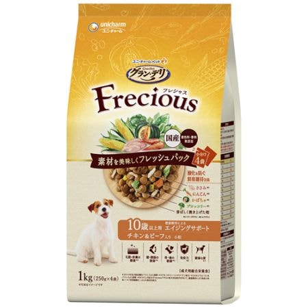 グラン・デリ　Frecious　10歳以上用　チキン&ビーフ入り　【1kg】(ユニ・チャーム)