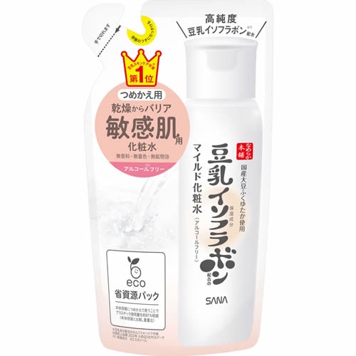 【得ダ値ＧＯＧＯ】なめらか本舗　マイルド化粧水NC　つめかえ用　【180ml】(常盤薬品工業)　「(○)店舗取置可」