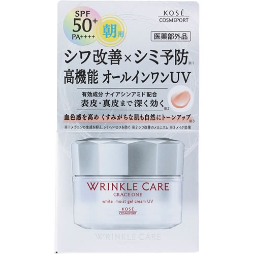 グレイスワン　リンクルケア ホワイト モイストジェルクリームUV　【60g】(コーセーコスメポート)　「(○)店舗取置可」