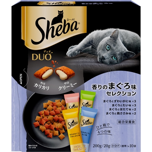 【得ダ値ＧＯＧＯ】シーバ　デュオ　香りのまぐろ味セレクション　【200g】(マースジャパンリミテッド)　「(×)店舗取置不可」