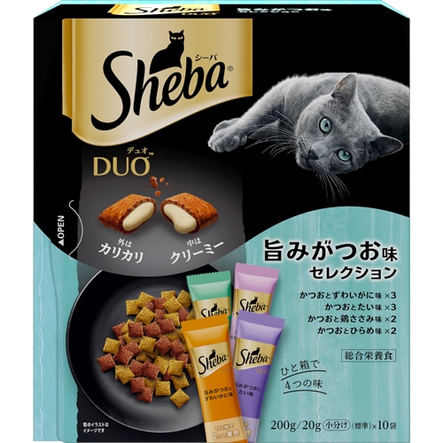 【得ダ値ＧＯＧＯ】シーバ　デュオ　旨みがつお味セレクション　【200g】(マースジャパンリミテッド)