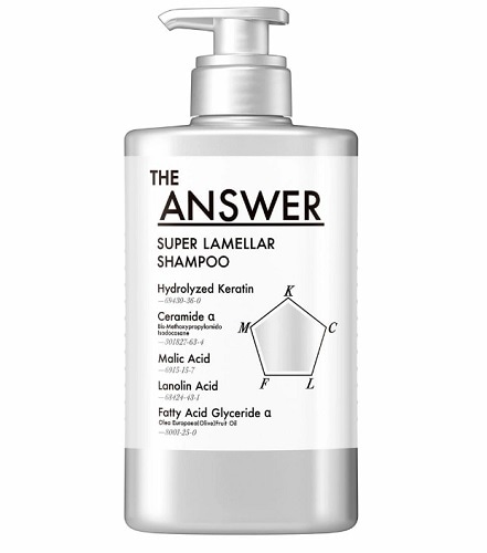 THE ANAWER(ジアンサー)　スーパーラメラシャンプー　ポンプ【400ml】(花王)