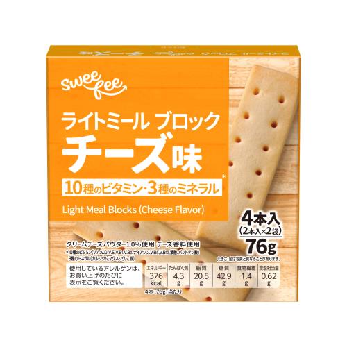 トップバリュ　スウィーフィー　ライトミールブロック　チーズ味　【4本入×10個】(TOPVALU)　