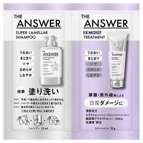 THE ANAWER(ジアンサー)　シャンプー&トリートメント ピロー モイスト　【24ml】(花王)　「(○)店舗取置可」
