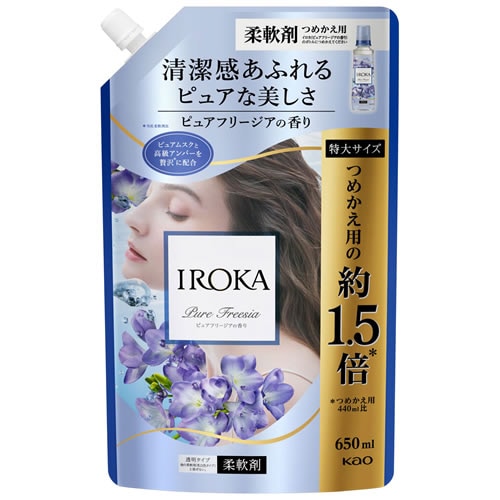 【得ダ値ＧＯＧＯ】IROKA(イロカ)　ピュアフリージア　スパウト　【650ml】(花王)　「(○)店舗取置可」