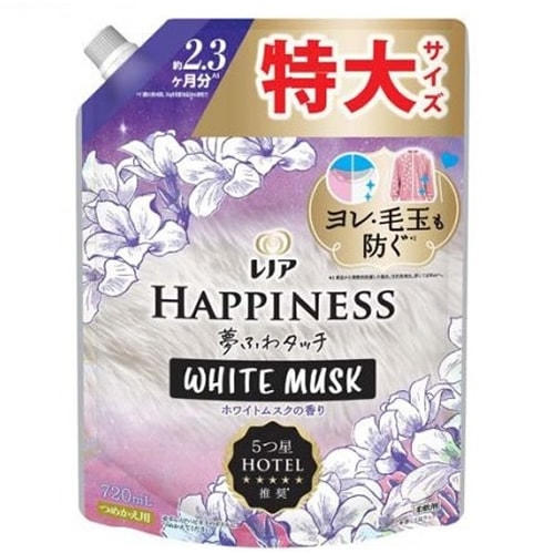 レノアハピネス　夢ふわタッチ　リラックスナイトホワイトムスクの香り　つめかえ用　特大サイズ　【720ml】(P&G)　