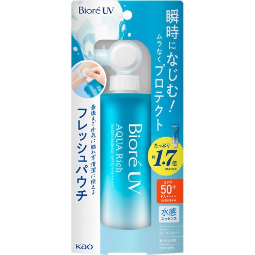 ビオレＵＶ　アクアリッチ　ウォータリーエッセンス　フレッシュパウチ　【120g】(花王)