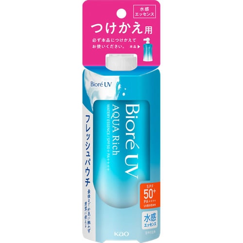 ビオレＵＶ　アクアリッチ　ウォータリーエッセンス　フレッシュパウチ　つけかえ用　【120g】(花王)