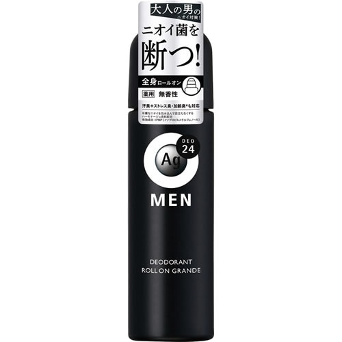 エージーデオ２４メン　メンズデオドラントロールオン　グランデ（無香性）　【120mL】(ファイントゥデイ)　