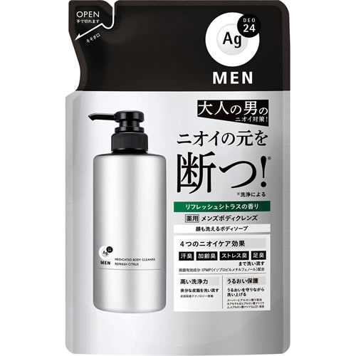 エージーデオ２４メン　薬用メンズボディクレンズ　つめかえ用　【420mL】(ファイントゥデイ)　