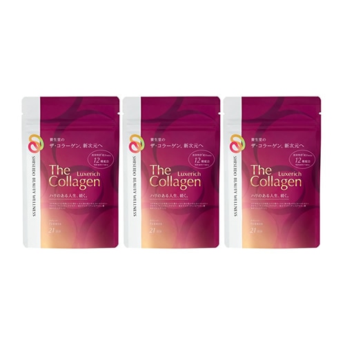 資生堂　ザ・コラーゲン　リュクスリッチ(タブレット)【１日６粒目安　21日分（126粒】×3　(資生堂)　「(×)店舗取置不可」