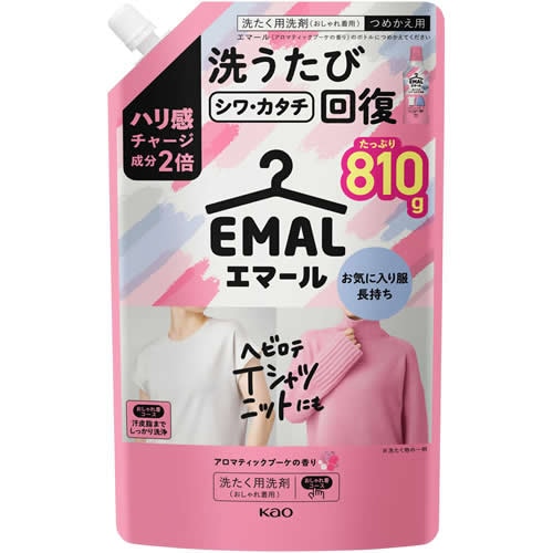 【得ダ値ＧＯＧＯ】エマール　アロマティックブーケの香り　つめかえ用　【810g】(花王)　「(○)店舗取置可」