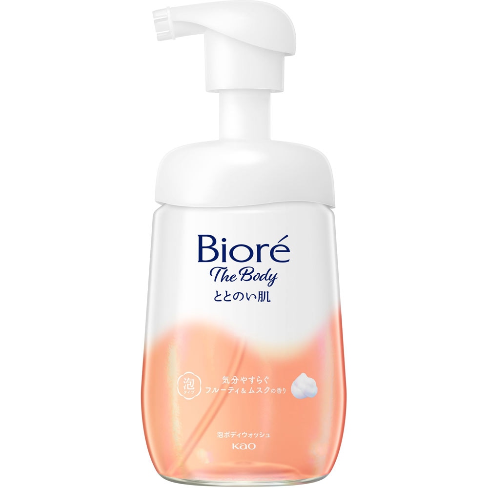 ビオレ ザ ボディ　ととのい肌　泡タイプ　フルーティ&ムスクの香り　ポンプ　【480ml】(花王)　「(○)店舗取置可」