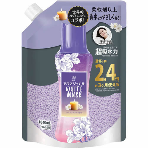 レノア アロマジュエル　ホワイトムスクの香り　つめかえ用　【1040ml】(P&G)　
