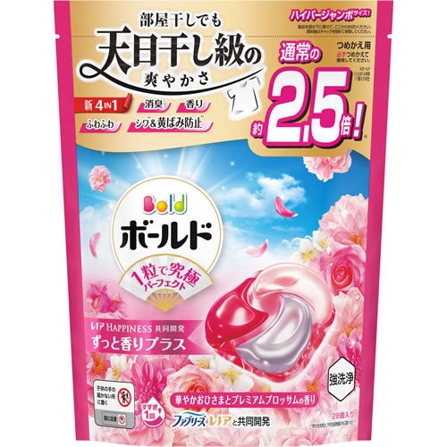 ボールドジェルボール4D 華やかプレミアムブロッサムの香り 92個入り ヨドバシ.com - ボールド ボールドジェルボール4D 華やか