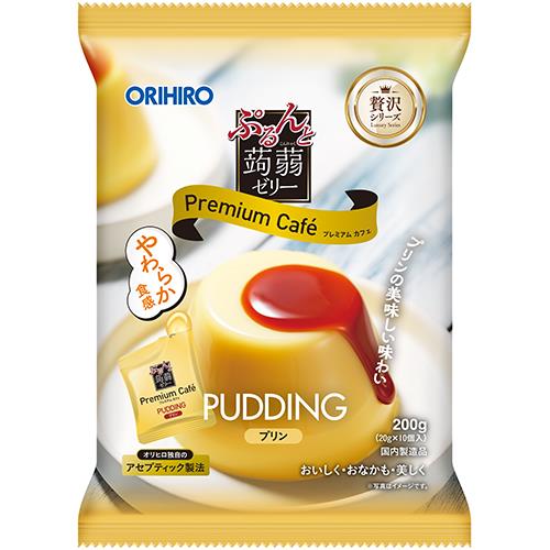 ぷるんと蒟蒻ゼリー　プレミアムカフェ　プリン　【20g×10個入】(オリヒロ)　