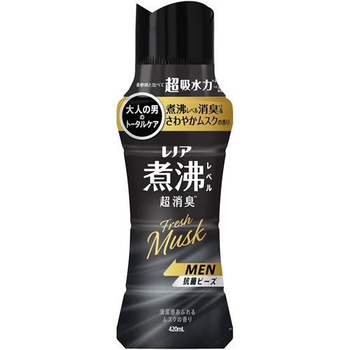 レノア　煮沸レベル消臭抗菌ビーズ　MEN 清潔感あふれるムスクの香り　本体　【420ml】(P&G)　