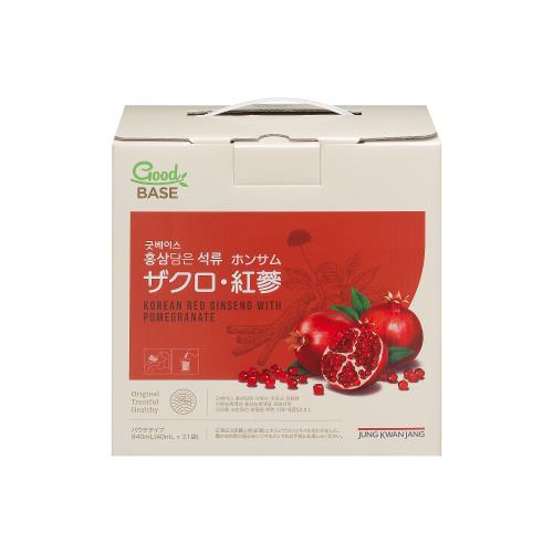 ザクロ・紅蔘(ホンサム) 【40ｍｌ×21袋】(正官庄（ジョンガンジャン) 「(×)店舗取置不可」)