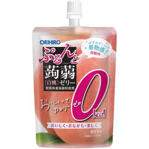 ぷるんと蒟蒻ゼリー スタンディング 白桃 【130g】(オリヒロ)