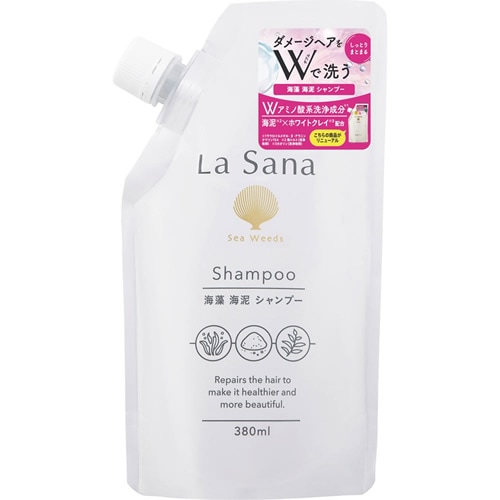 ラサーナ 海藻 海泥  シャンプー　つめかえ用【380ml】(ヤマサキ)　「(○)店舗取置可」