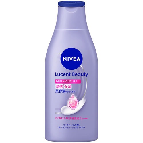 ニベア　ルーセントビューティ　ディープモイスチャー　浸透保湿美容液ボディミルク　【200g】(花王)　「(○)店舗取置可」