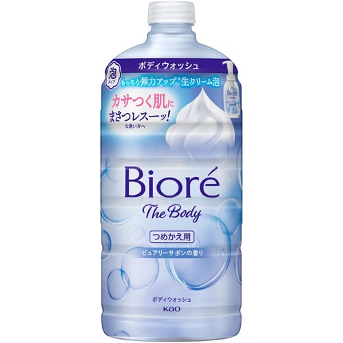 ビオレ ザ ボディ　泡タイプ　ピュアリーサボンの香り　つめかえ用　【780ml】(花王)　