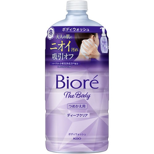 ビオレ ザ ボディ　泡タイプ　ディープクリア　つめかえ用　【740ml】(花王)　「(○)店舗取置可」