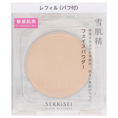 雪肌精 クリアウェルネス　エアリースキンヴェール　フェイスパウダー　レフィル　【10g】(コーセー)　「(×)店舗取置不可」