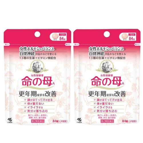 【2個セット】　【第2類医薬品】女性保健薬 命の母Ａ　【84錠・7日分　】(小林製薬)　　「(×)店舗取置不可」