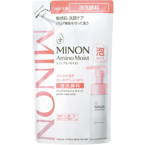 ミノン　アミノモイスト ジェントルウォッシュ ホイップ　つめかえ用　【130ml】(第一三共ヘルスケア)　「(○)店舗取置可」
