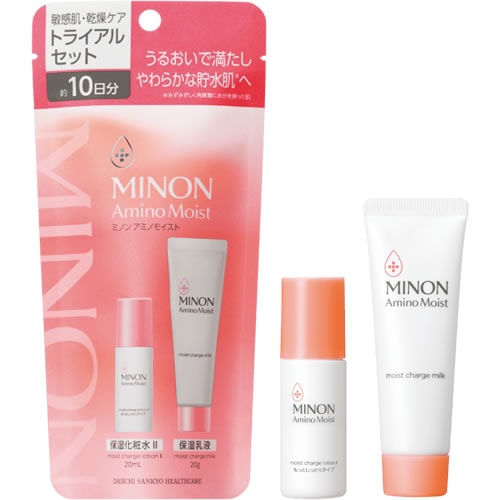 ミノン　アミノモイスト 敏感肌・乾燥ケア　トライアルセット【1セット】(第一三共ヘルスケア)　
